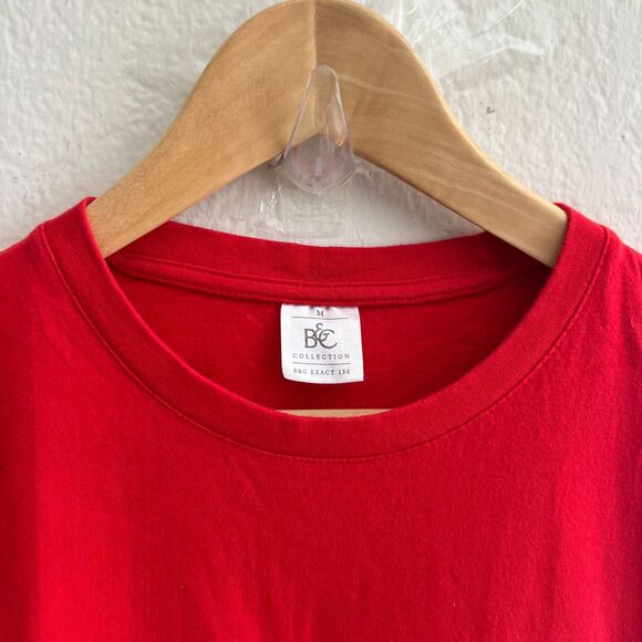 REDLIGHT RECORDS Amsterdam Red Cotton Short Sleeve T-Shirt Top Mens Medium - Picture 2 of 4